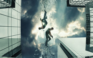 Floating people city sky reflection - a reflection of them free wallpaper