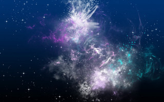 Space station sky stars dust - fantasy magic free wallpaper for desktop