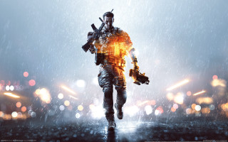 Yellow suit man running rain - a yellow suit free wallpaper