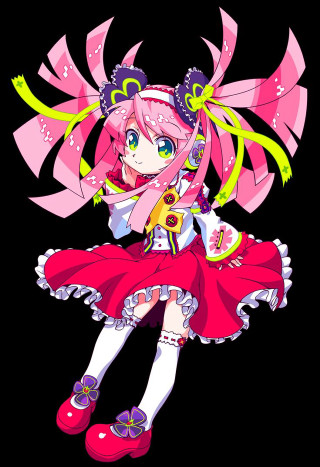 Girl pink dress pink hat 2 - a pink hat free wallpaper