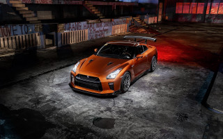 Car red light parking lot - roof free wallpaper