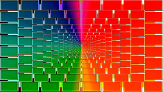 Rainbow wall squares rectangles bridget - square and rectangles free wallpaper
