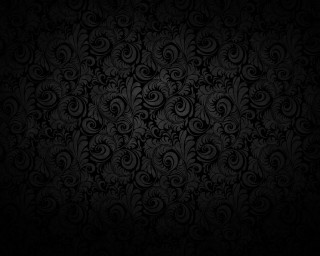 Black wallpaper swirls leaves side - a black wallpaper free wallpaper