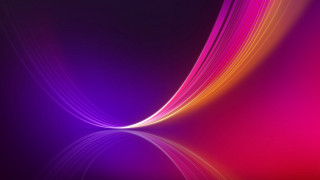 Purple pink curved reflection synchromism - smooth gradient free wallpaper for desktop