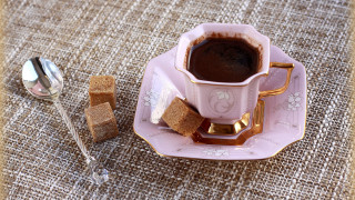 Coffee spoon plate morning blush - a spoon free wallpaper