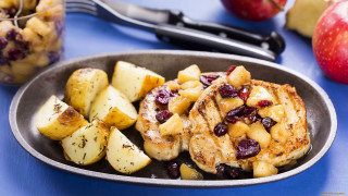 Pan food table apple fork - a pan free wallpaper