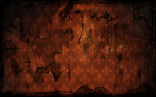 Wall holes clock gothic matte - hole free wallpaper