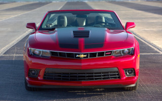 Red car black stripe road - a black stripe free wallpaper