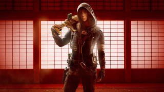 Man hooded jacket toygun redwalls - jacket holding free wallpaper