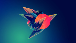 Colorful abstract sun bird 3d 2 - a colorful abstract design free wallpaper