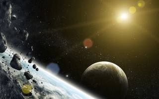 Space planets sun star astronaut 2 - the space free wallpaper