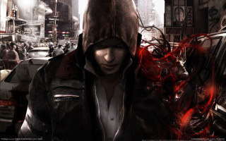 Man hooded jacket city fireball - jacket free wallpaper for desktop