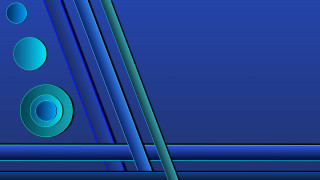 Blue design circles lines vaporwave - a blue border free wallpaper