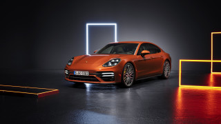 Porsche panamera neon dark room 2 - neon free wallpaper for desktop
