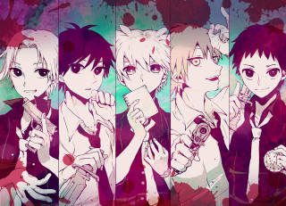 Anime characters expressions group different 15 - different expression free wallpaper