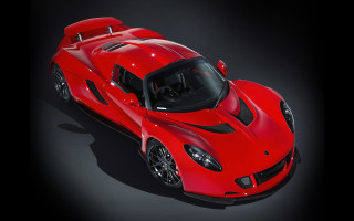 Red sports car black background 11 - a red sports car free wallpaper