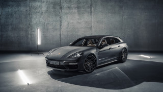 Grey porsche panamera dark room - grey free wallpaper for desktop
