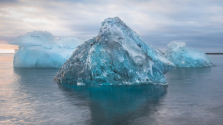 Large iceberg ocean clouds ecological - a few iceberg free wallpaper