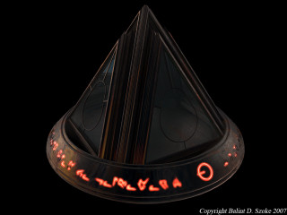 Black clock red lights black - occult free wallpaper