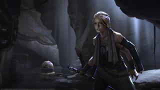 Eve ryder sci fi cave - a cave free wallpaper