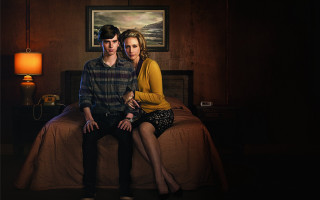 Man woman bed room painting 2 - the wall behind them free wallpaper