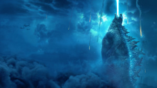 Godzilla clouds sword lightsaber fantasy - cgi free wallpaper