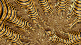 Gold black abstract wavy curves - wavy line free wallpaper