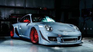 Grey sportscar garage redrims hoodup - a grey sports car free wallpaper