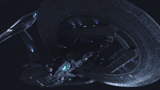 Sci fi spaceship night sky 2 - the night sky free wallpaper