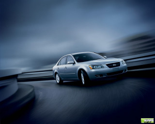 Car driving road blurry background 2 - motion blur free wallpaper