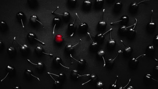 Black red pins red ball - elsa bleda free wallpaper
