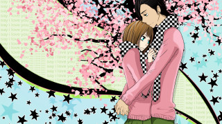 Couple hugging tree stars moon - star and a moon in the background free wallpaper