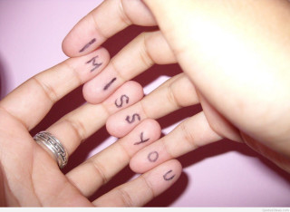 Love fingers spelled ring thumb - their finger free wallpaper