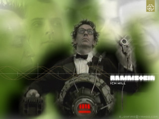 Man tuxedo gun green background - his right hand free wallpaper