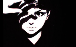 Creepy clown makeup woman black - a creepy clown free wallpaper