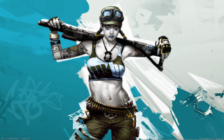 Woman uniform gun helmet blue - a helmet free wallpaper