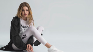 Woman sitting white sneakers black - barbara greg free wallpaper