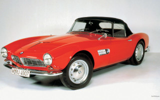 Red sports car classic cobra - a classic car free wallpaper