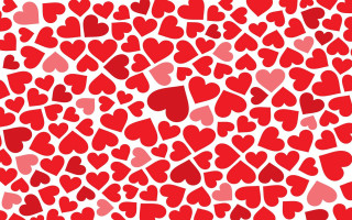 Hearts white background valentines day - free hearts wallpaper
