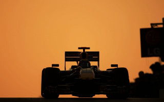 Race car backseat sunset blur - a track free wallpaper