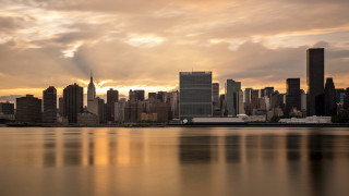 City skyline water cloudy sky 8 - cityscape free wallpaper