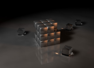 Cubes table lightbulb wallclock interior - top of a table next free wallpaper for desktop