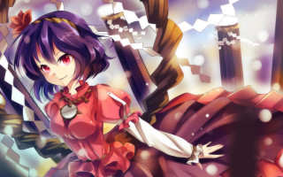 Red dress sword snow window - a sword in front free wallpaper