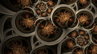 Mandelbrot fractals generative art star - image of a bunch free wallpaper