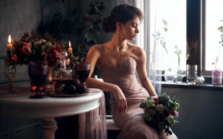 Anka zhuravleva bride candle flower - anka zhuravleva free wallpaper