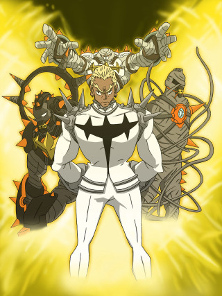 Cartoon character armored hero hands - his body free wallpaper for mobile