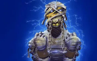 Man helmet armor lightning blue 2 - blue free wallpaper for desktop