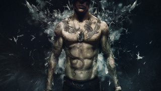 Man tattoo snake cedric seaut - his chest free wallpaper for desktop