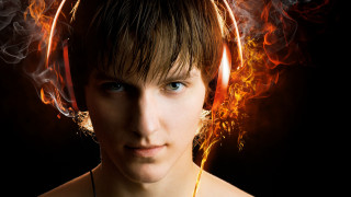 Fire woman embers magic flame - fire in the background free wallpaper