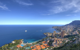 City ocean mountain boat sky - a city next free wallpaper for desktop